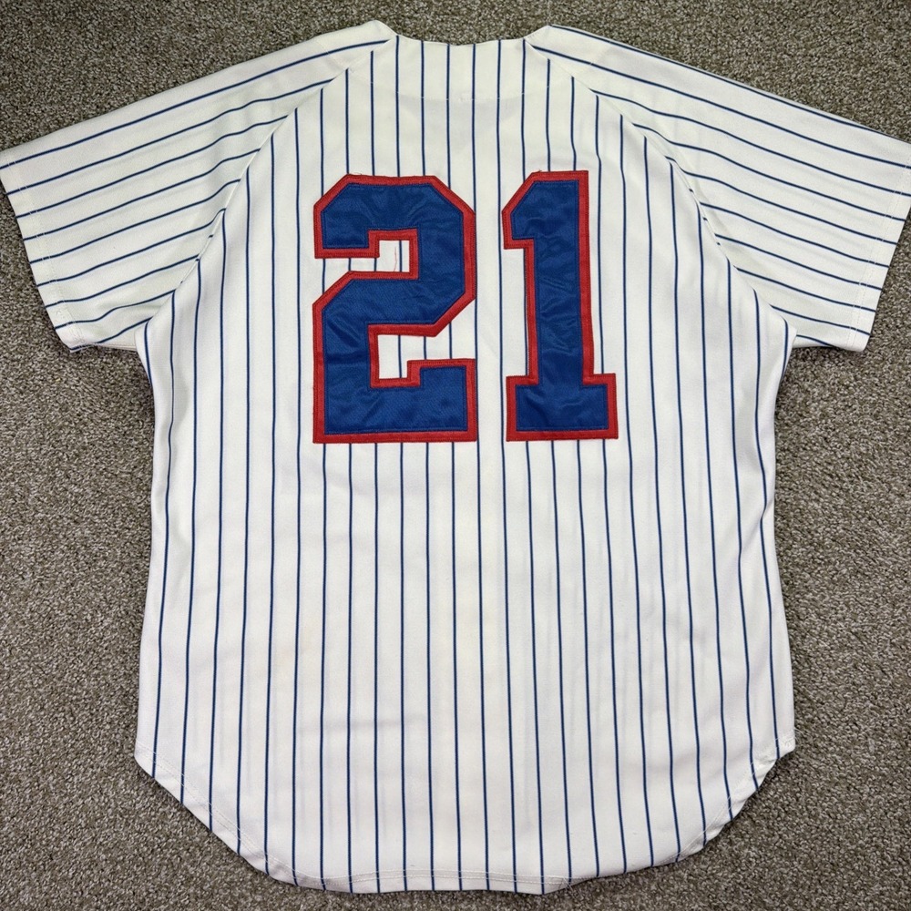 Vintage Saints Minor league Baseball Pinstripe Jersey Size 48 XL Wilson - Picture 5 of 9